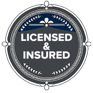 Licensed & Insured badge