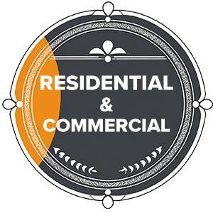 Residential & Commercial badge